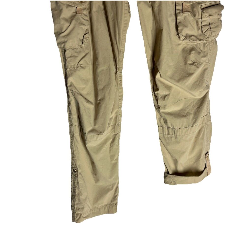 Polo Ralph Lauren Cargo Pants Women's Size 6 Khaki Brown Utility Pockets Cuff - Picture 3 of 8